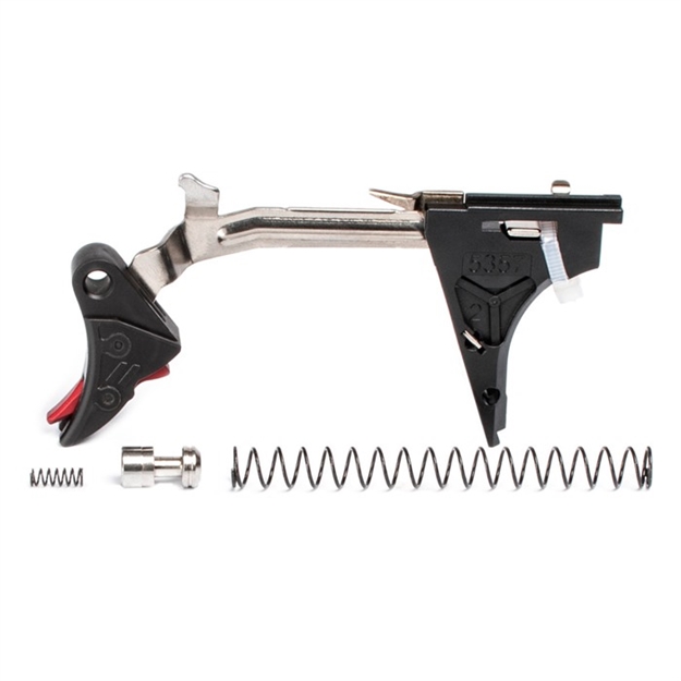 Picture of Zev Pro Curved Face Glock Trigger Drop-In Kit, 1St-4Th Gen Sf, 10 Cftprodrp10sfbr