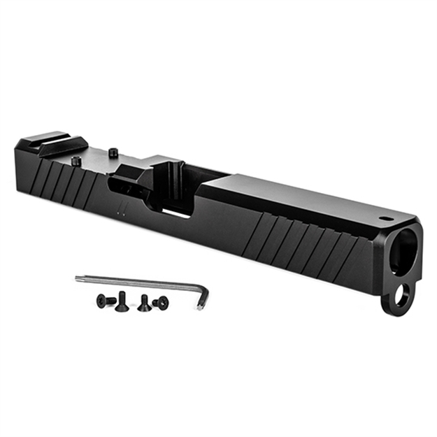 Picture of Zev Sldz173gdutyrmrblk Duty Rmr Stripped Compatible With Glock 17 Gen1-3 Black Nitride 17-4 Stainless Steel