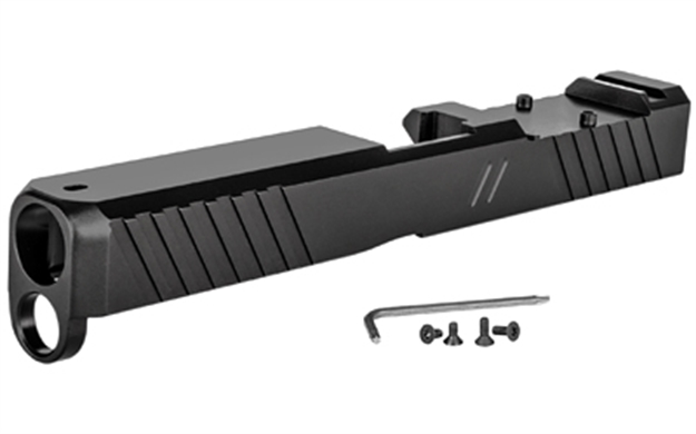 Picture of Zev Sldz175gdutyrmrblk Duty Rmr Stripped Compatible With Glock 17 Gen5 Black 17-4 Stainless Steel