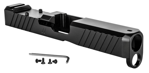 Picture of Zev Sldz195gdutyrmrblk Duty Rmr Stripped Compatible With Glock 19 Gen5 Black 17-4 Stainless Steel