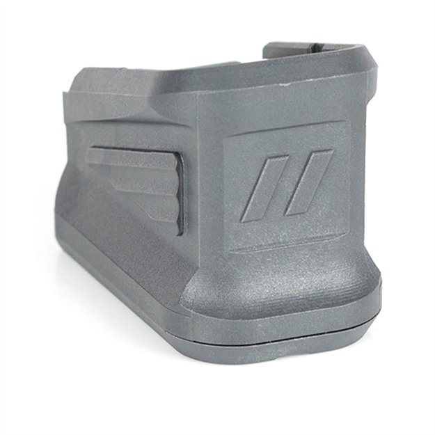 Picture of Zev Technologies +5 Basepad For Glock 17 Magazine Gray BPAD-G17-5-GRY