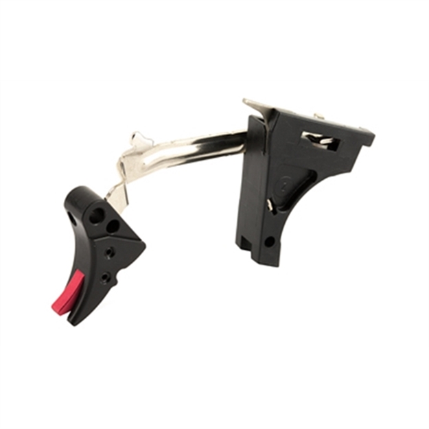 Picture of Zev Technologies Adj. Fulcrum Trigger Drop-In Kit, 1St-3Rd Gen, .40, Blk/Red