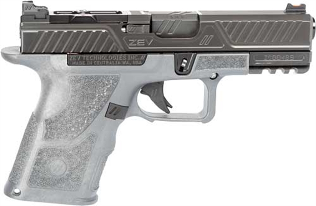 Picture of Zev Technologies Oz9c Combat Pistol 10Rd 9Mm Compact Slide Grey Grip OZ9-C-COM-B-LC 811338037183