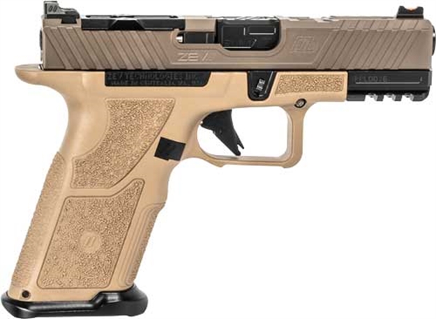 Picture of Zev Technologies Oz9c Elite Pistol Xgrip Fde Slide Blk Barrel 9Mm 10Rd OZ9-X-E-FDE-LC 811338037251