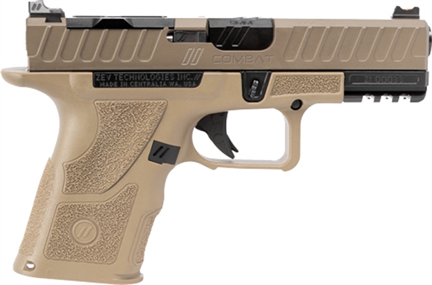 Picture of Zev Technologies Oz9v2 Combat 9Mm Pistol Fde Compact Slide 15Rd OZ9-V2-COM-C-FDE 811338039125