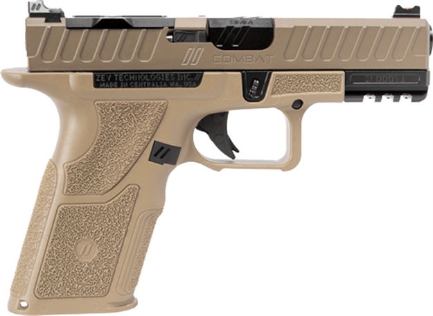 Picture of Zev Technologies Oz9v2 Combat 9Mm Pistol Fde Compact Slide X Grip 15Rd OZ9-V2-COM-C-X-FDE