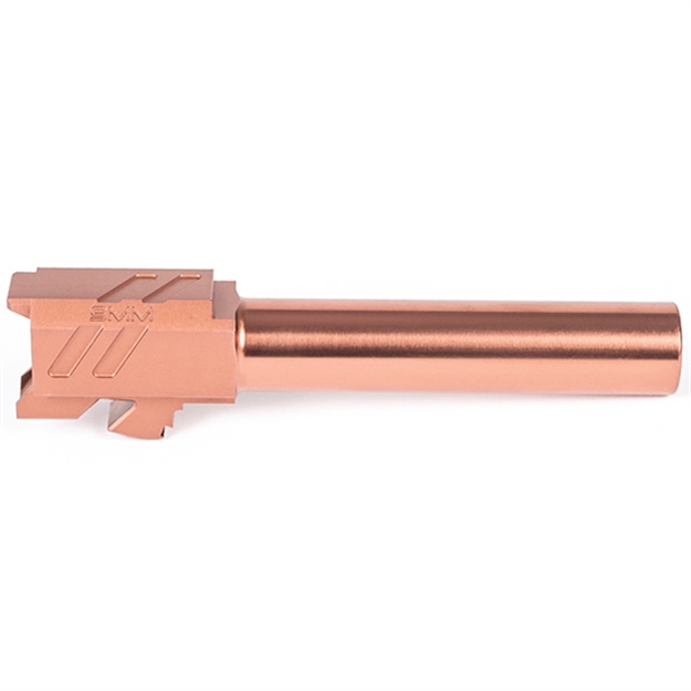 Picture of  Zev Bbl19probrz Pro Match Replacement Barrel 9Mm Luger 4.02" Bronze Pvd Finish 416R Stainless Steel Material For Glock 19 Gen1-4