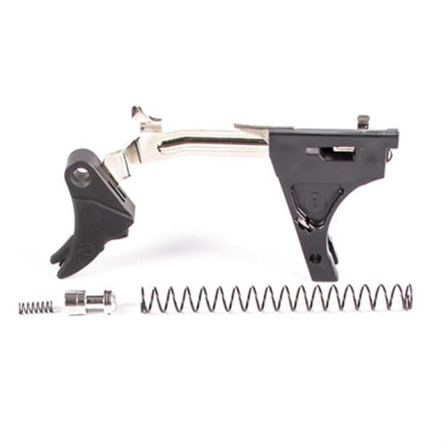 Picture of Zev Technologies Pro Curved Face Trigger Drop-In Kit, 1St-3Rd Gen, 9Mm, Blk/Blk CFT-PRO-DRP-3G9-B-B