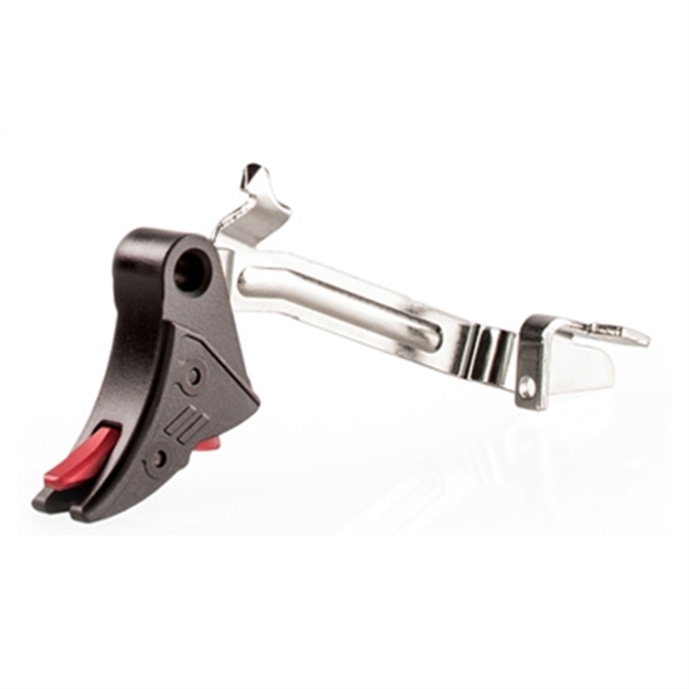 Picture of Zev Technologies Pro Curved Face Trigger Bar Kit, Small, Blk/Red CFT-PRO-BAR-SM-B-R