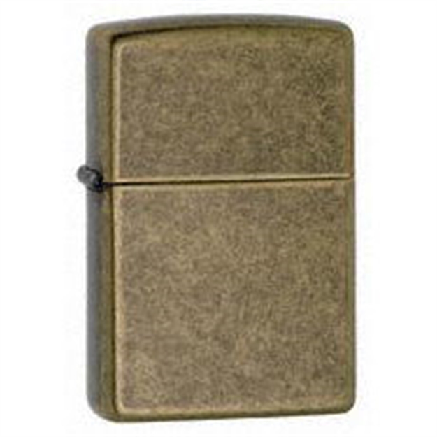 Picture of Zippo Antique Brass Lighter    Brass 201Fb