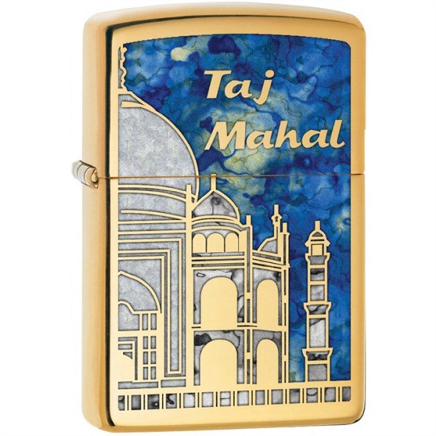 Picture of Zippo High Polish Brass Fusion Taj Mahal Lighter
