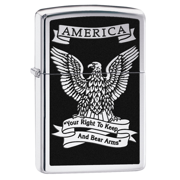 Picture of Zippo Second Amendment Eagle Lighter