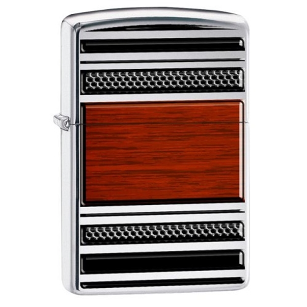 Picture of Zippo Steel And Wood Pipe Lighter 28676