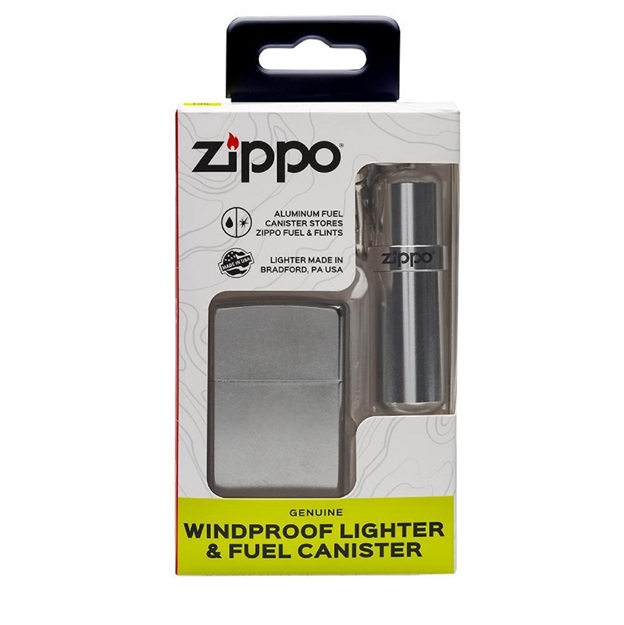 Picture of Zippo Street Chrome And Fuel Canister Combo Set