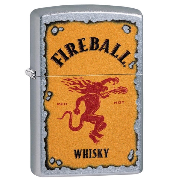 Picture of Zippo Street Chrome Fireball Design Lighter