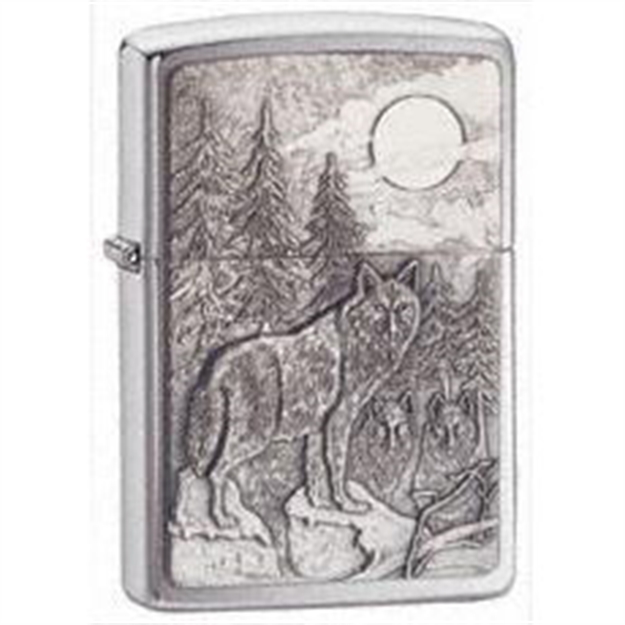 Picture of Zippo Timberwolves Emblem      Lighter Brushed Chrome 20855