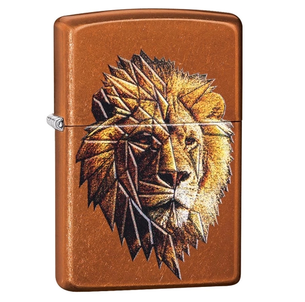 Picture of Zippo Toffee Polygonal Lion Design Lighter
