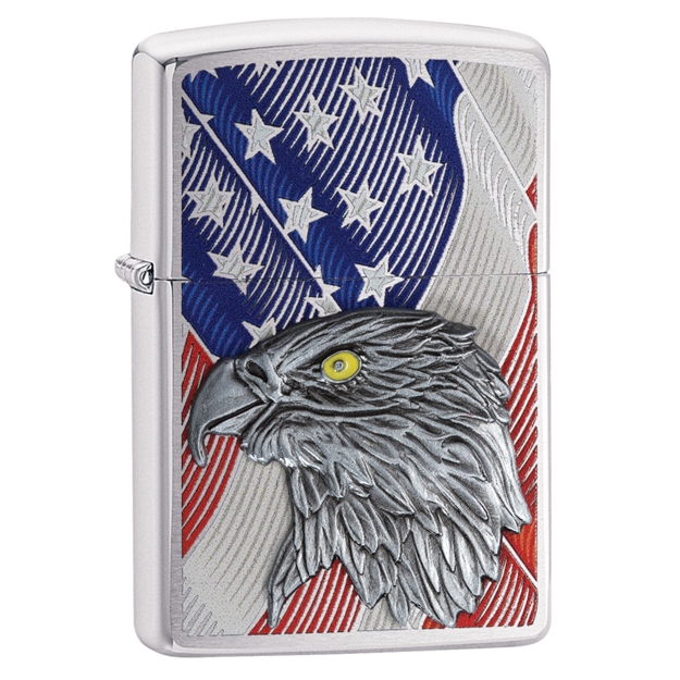 Picture of Zippo Usa Flag With Eagle Emblem Lighter
