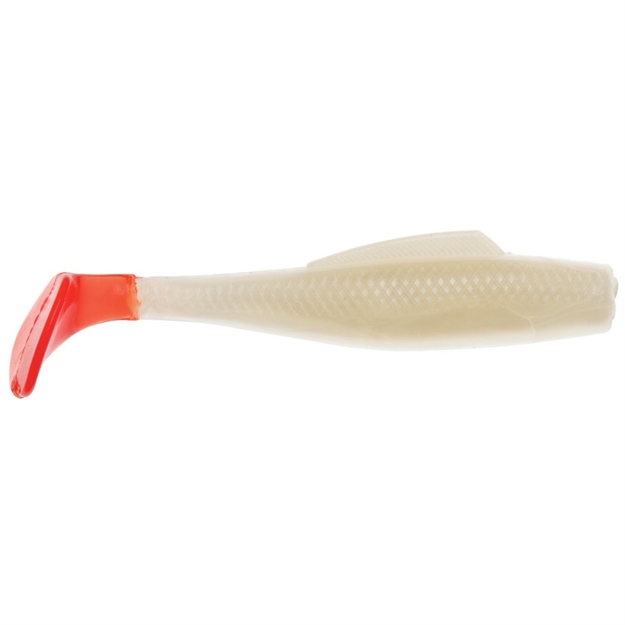 Picture of Zman Minnowz 8 Pk-White Pearl Red Tail