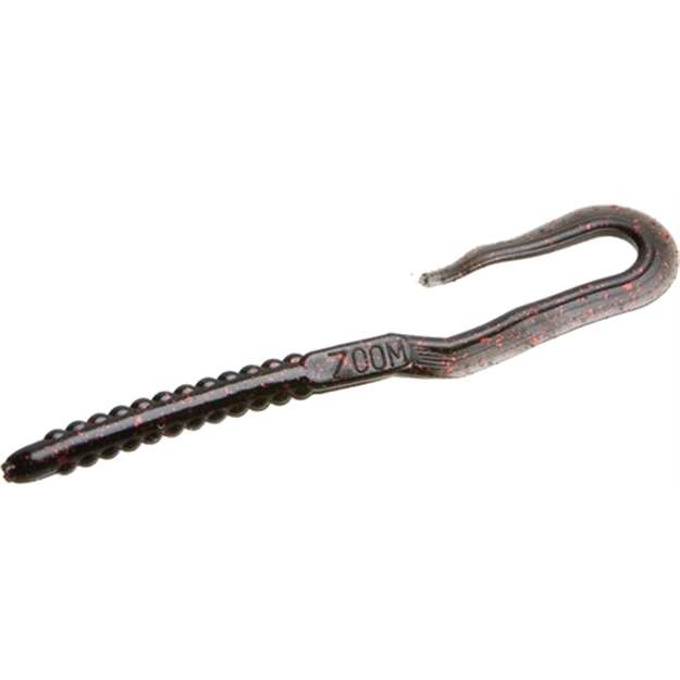 Picture of Zoom Bait 6" U-Tale Worm 20Bg-Blk/Red GL 1