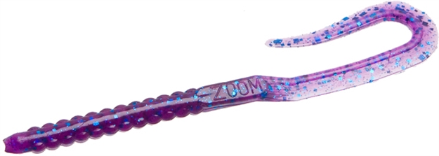 Picture of Zoom Bait 6" U-Tale Worm 20Bg-Elec.Blue 1