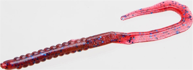 Picture of Zoom Bait 6" U-Tale Worm 20Bg-Plum 1