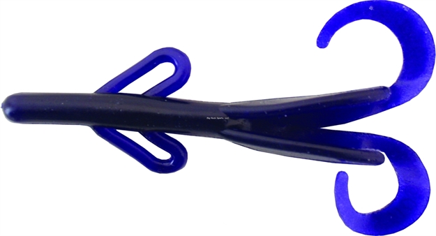 Picture of Zoom Bait Baby Brush Hog, 4", 12Pk, Black Grape