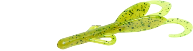 Picture of Zoom Bait Baby Brush Hog, 4", 12Pk, Chartreuse Pumpkin
