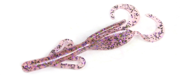 Picture of Zoom Bait Baby Brush Hog, 4", 12Pk, Cotton Candy