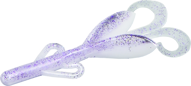 Picture of Zoom Bait Baby Brush Hog, 4", 12Pk, Lavender Shad