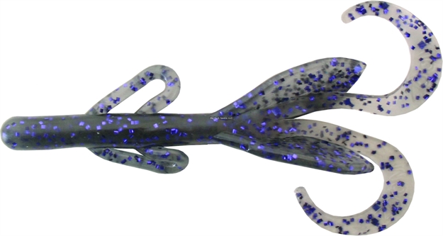 Picture of Zoom Bait Baby Brush Hog, 4", 12Pk, Smoke Purple