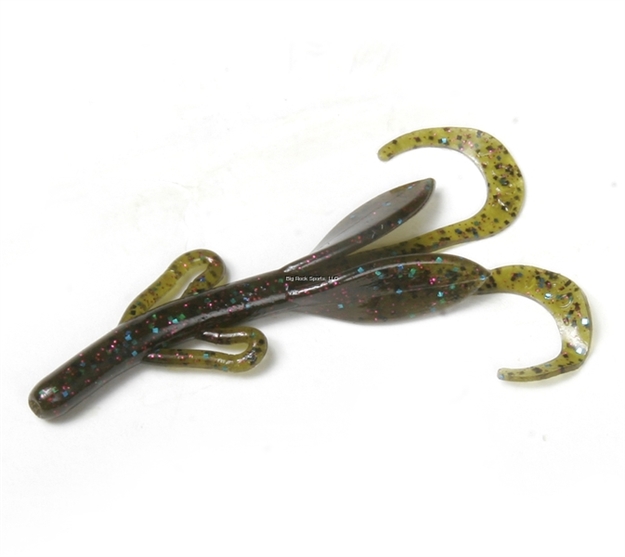 Picture of Zoom Bait Baby Brush Hog, 4", 12Pk, Tilapia