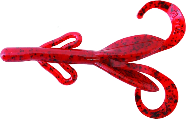 Picture of Zoom Bait Baby Brush Hog, 4", 12Pk, Tomato