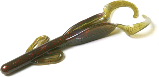 Picture of Zoom Bait Baby Brush Hog, 4", 12Pk, Watermelon Slice