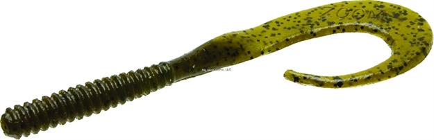 Picture of Zoom Bait Big Dead Ringer Ring Worm, 8", 10Pk, Green Pumpkin