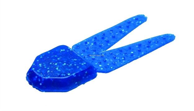 Picture of Zoom Bait Big Salty Chunk Trailer, 3 1/4", 5Pk, Sapphire Blue