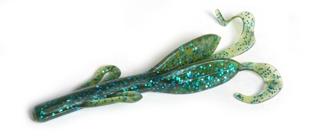 Picture of Zoom Bait Brush Hog, 6", 8Pk, Blue Watermelon