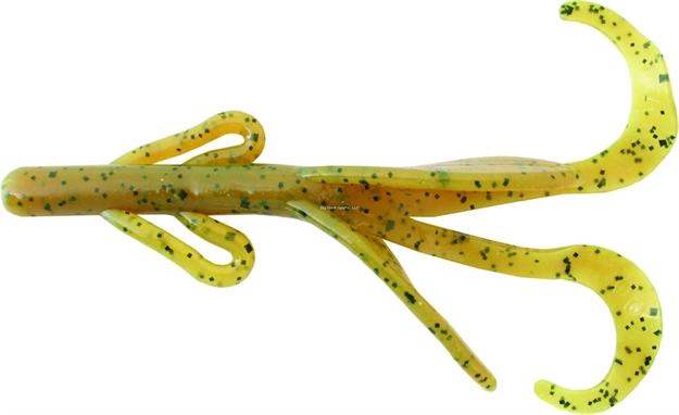 Picture of Zoom Bait Brush Hog, 6", 8Pk, Chartreuse Pumpkin