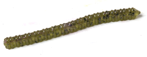 Picture of Zoom Bait Centipede Finesse Worm, 4", 20Pk, Watermelon Purple Glitter