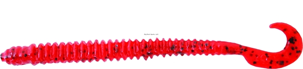 Picture of Zoom Bait Dead Ringer Finesse Worm, 4", 20Pk, Tomato