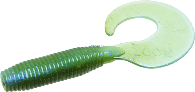 Picture of Zoom Bait Fat Albert Curly Tail Grub, 3", 10Pk, Watermelon Moondust