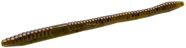 Picture of Zoom Bait Finesse Worm , 4 1/2", 20Pk, Green Pumpkin Purple