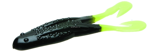 Picture of Zoom Bait Horny Toad, 4 1/4", 5Pk, Black Chartreuse Tail