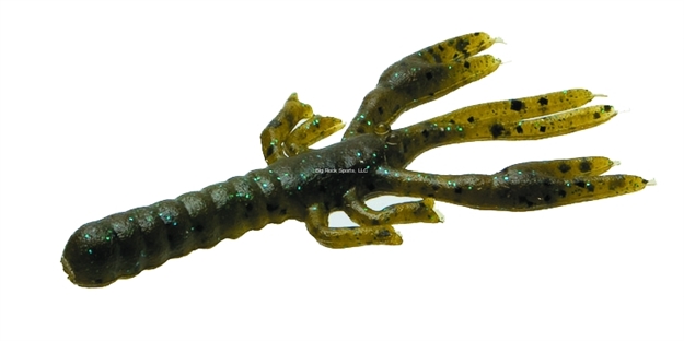 Picture of Zoom Bait Lil Critter Craw , 3", 12Pk, Green Pumpkin Blue
