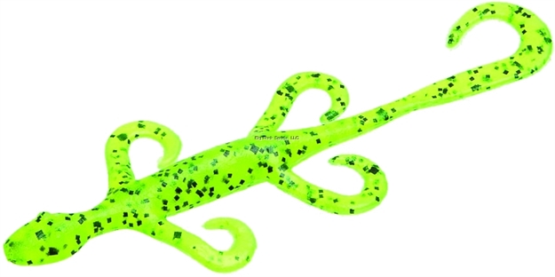 Picture of Zoom Bait Lizard , 5", 10Pk, Chartreuse Pepper