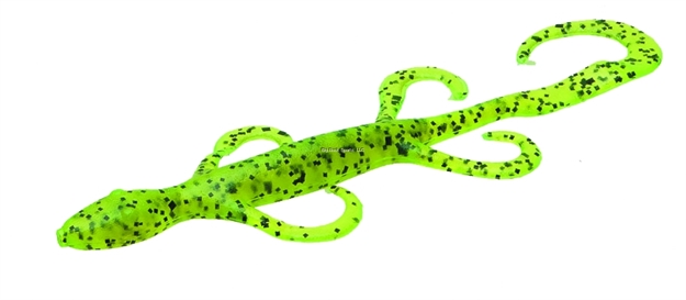 Picture of Zoom Bait Lizard, 6", 9Pk, Chartreuse Pepper,