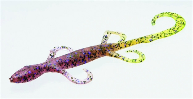 Picture of Zoom Bait Lizard, 6", 9Pk, Cotton Candy Chartreuse,