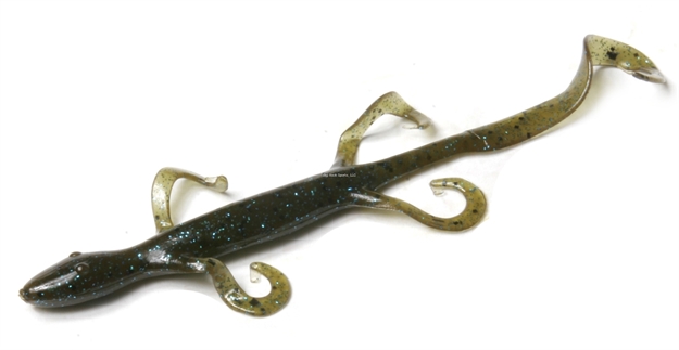 Picture of Zoom Bait Lizard, 6", 9Pk, Green Pumpkin Blue,