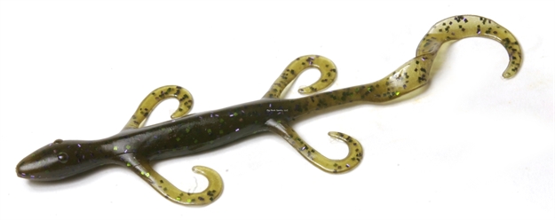 Picture of Zoom Bait Lizard, 6", 9Pk, Green Pumpkin Candy,