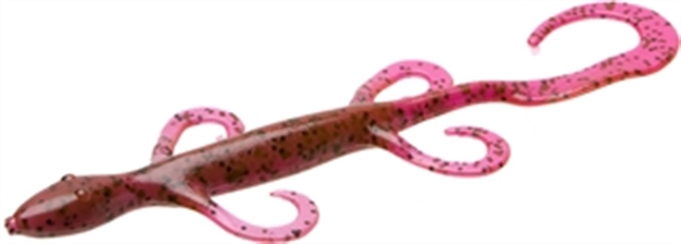 Picture of Zoom Bait Lizard, 6", 9Pk, Junebug Red, 2